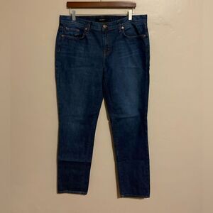 J Brand Aidan Ringer slim leg darker wash high rise denim jeans 31